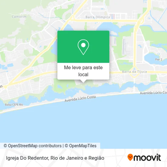 Igreja Do Redentor mapa