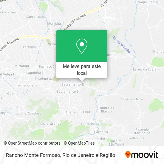 Rancho Monte Formoso mapa