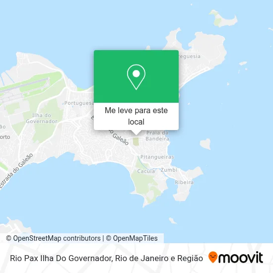 Rio Pax Ilha Do Governador mapa