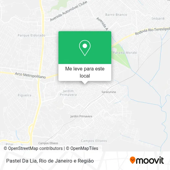 Pastel Da Lia mapa