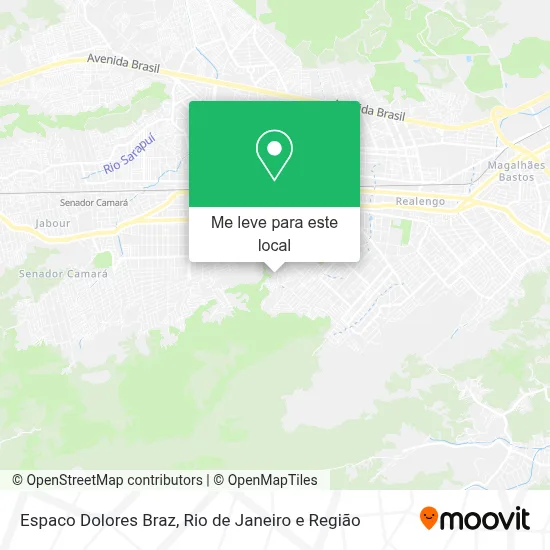 Espaco Dolores Braz mapa