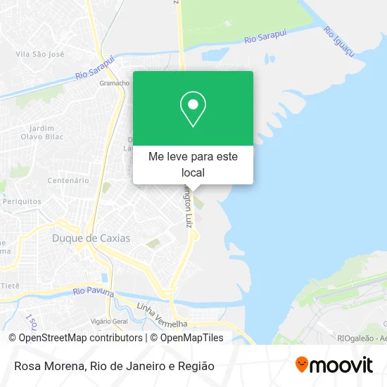 Rosa Morena mapa