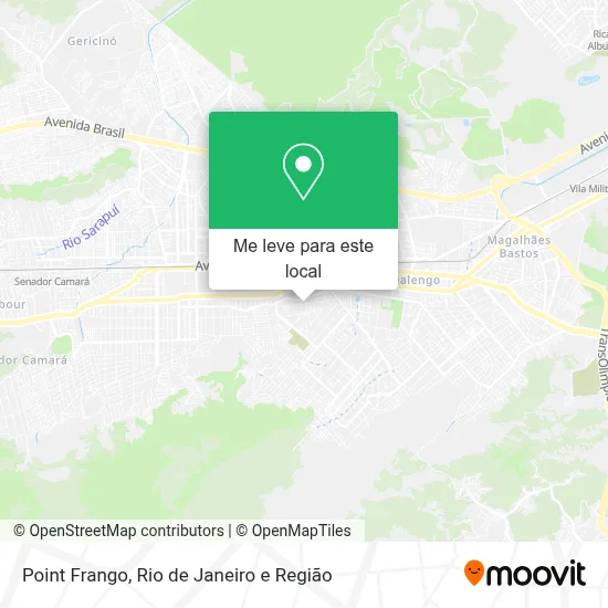 Point Frango mapa