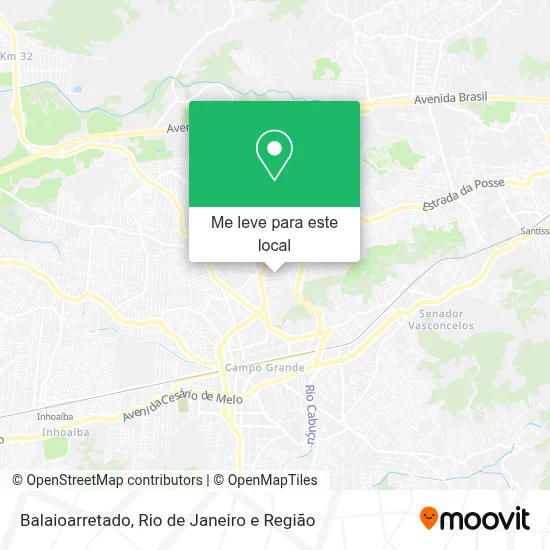 Balaioarretado mapa