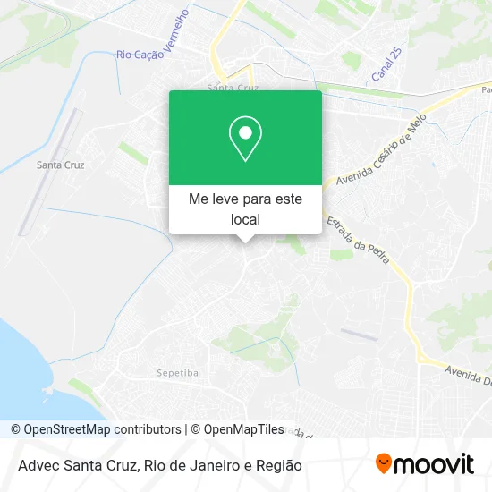 Advec Santa Cruz mapa