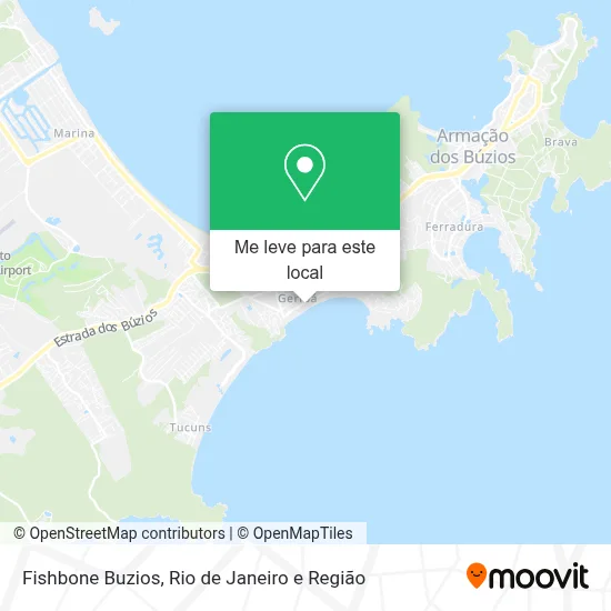 Fishbone Buzios mapa