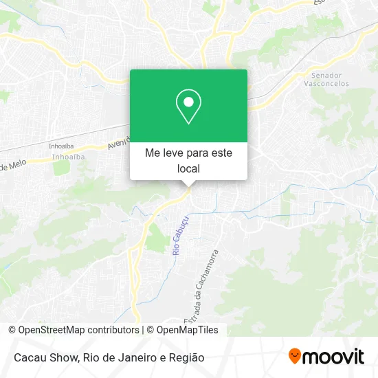 Cacau Show mapa