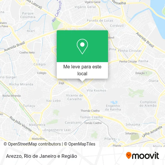 Arezzo mapa