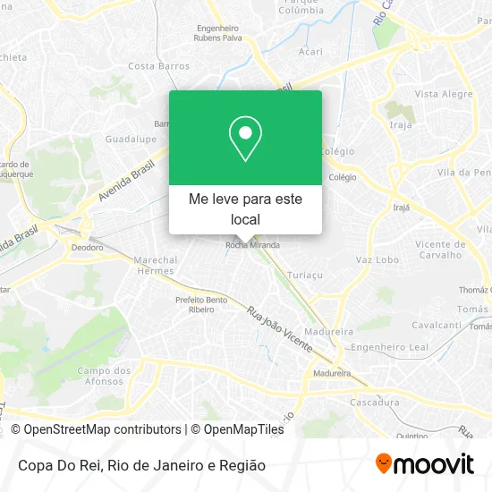 Copa Do Rei mapa