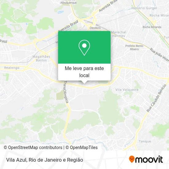 Vila Azul mapa
