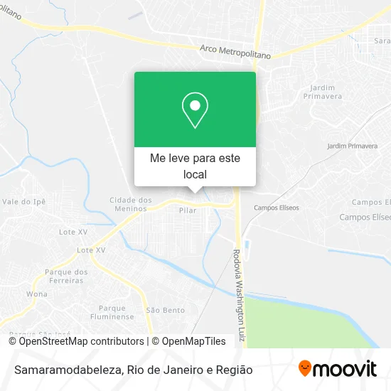 Samaramodabeleza mapa