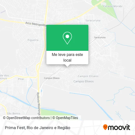 Prima Fest mapa
