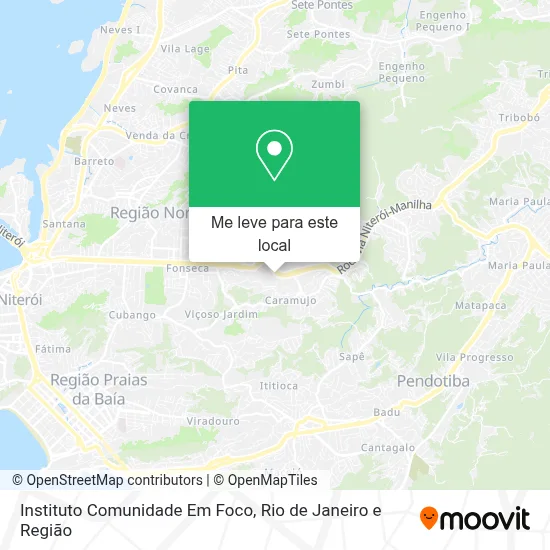 Instituto Comunidade Em Foco mapa