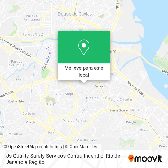 Js Quality Safety Servicos Contra Incendio mapa