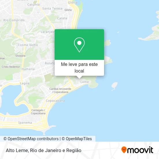 Alto Leme mapa