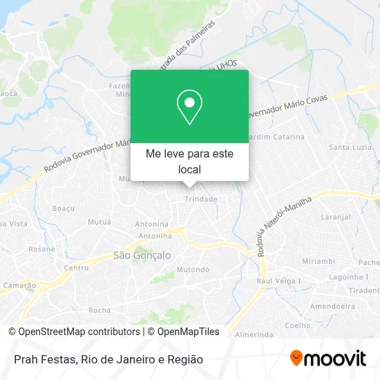 Prah Festas mapa