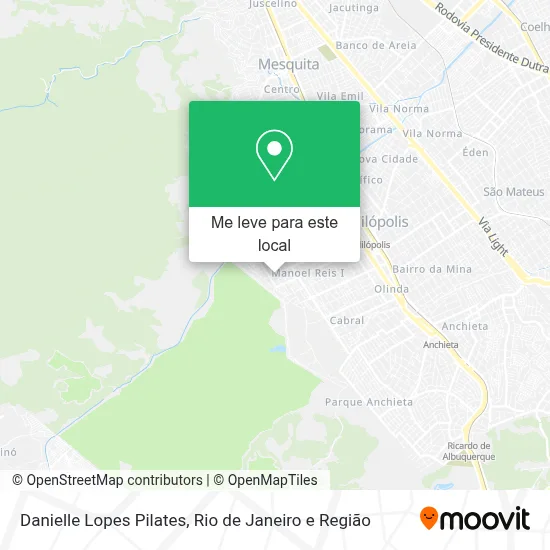 Danielle Lopes Pilates mapa