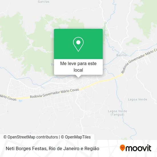 Neti Borges Festas mapa