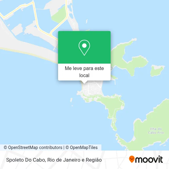 Spoleto Do Cabo mapa