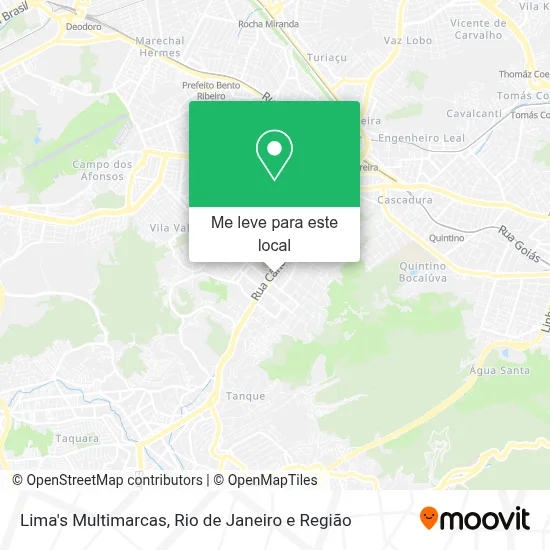 Lima's Multimarcas mapa