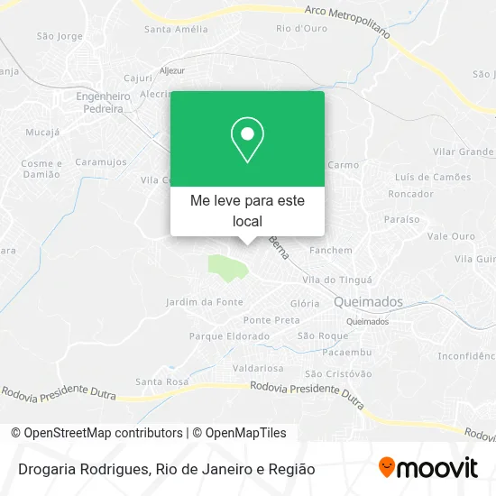 Drogaria Rodrigues mapa