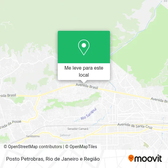 Posto Petrobras mapa