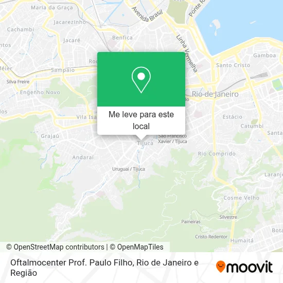 Oftalmocenter Prof. Paulo Filho mapa