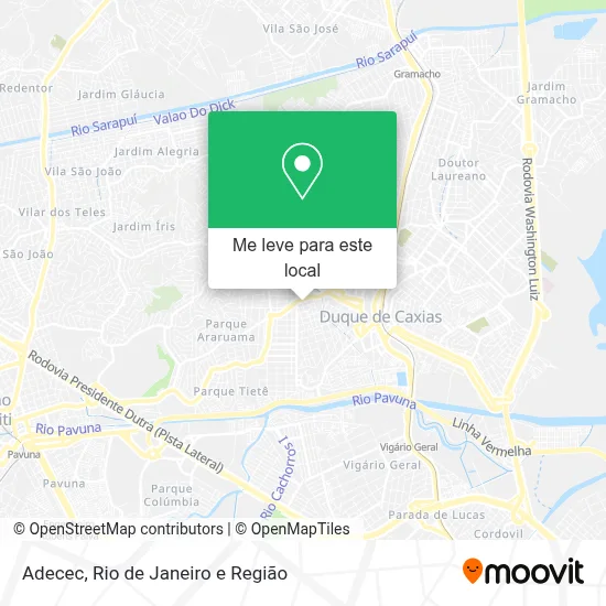 Adecec mapa