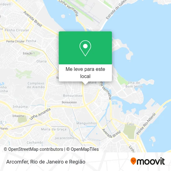 Arcomfer mapa