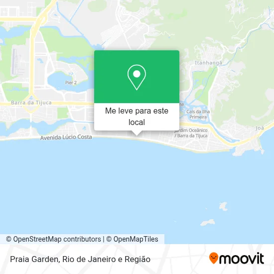 Praia Garden mapa