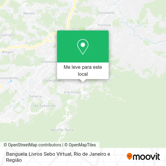 Banguela Livros Sebo Virtual mapa