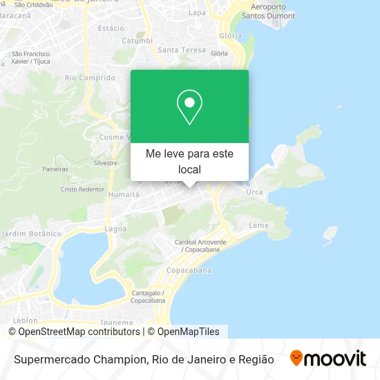 Supermercado Champion mapa