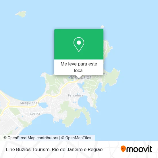 Line Buzios Tourism mapa