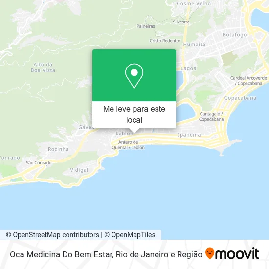Oca Medicina Do Bem Estar mapa