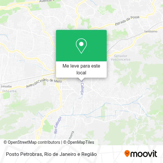Posto Petrobras mapa
