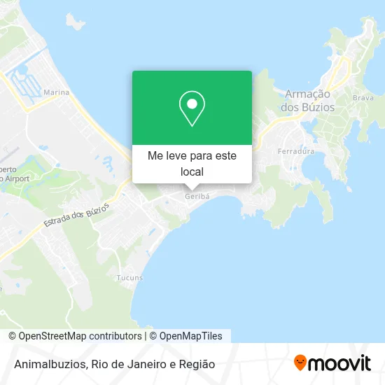 Animalbuzios mapa