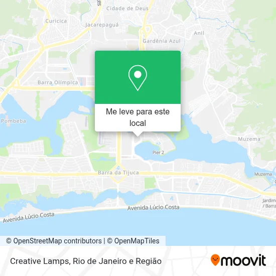 Creative Lamps mapa