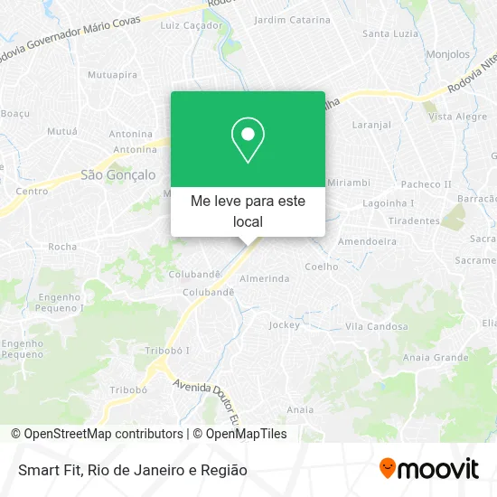 Smart Fit mapa