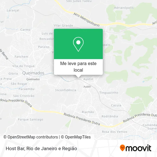 Host Bar mapa