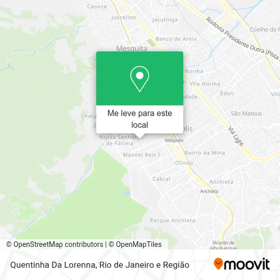 Quentinha Da Lorenna mapa