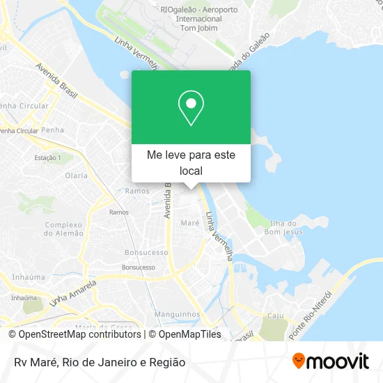 Rv Maré mapa