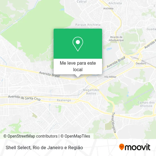 Shell Select mapa