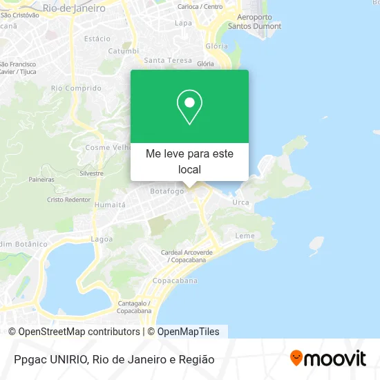 Ppgac UNIRIO mapa
