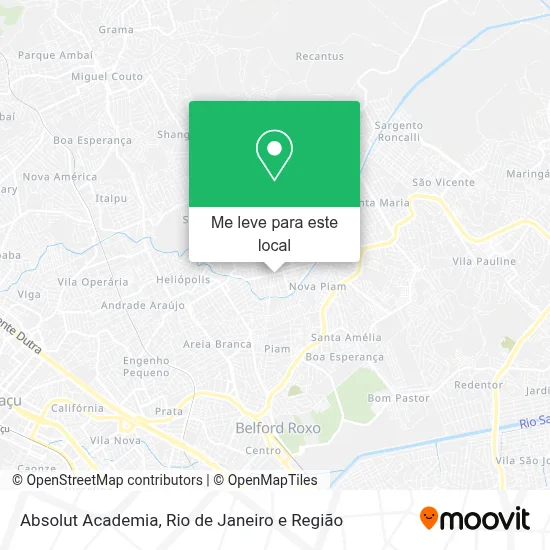 Absolut Academia mapa