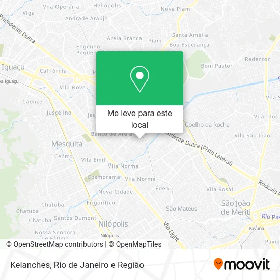 Kelanches mapa