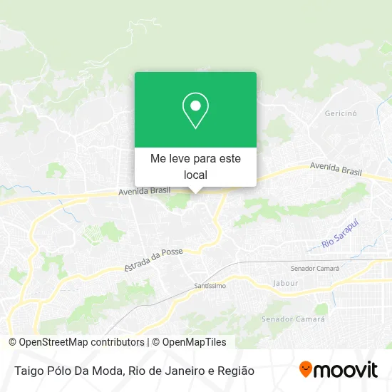 Taigo Pólo Da Moda mapa