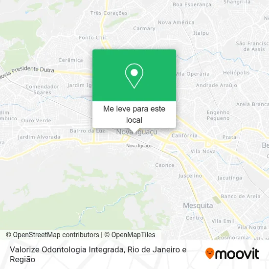Valorize Odontologia Integrada mapa