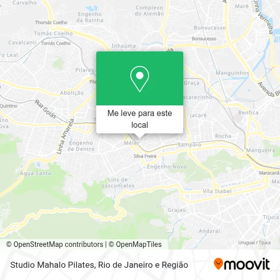 Studio Mahalo Pilates mapa