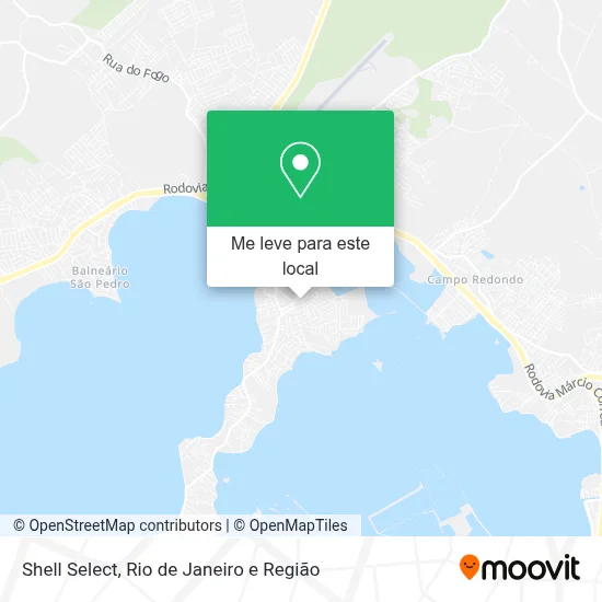 Shell Select mapa