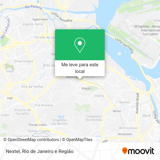 Nextel mapa